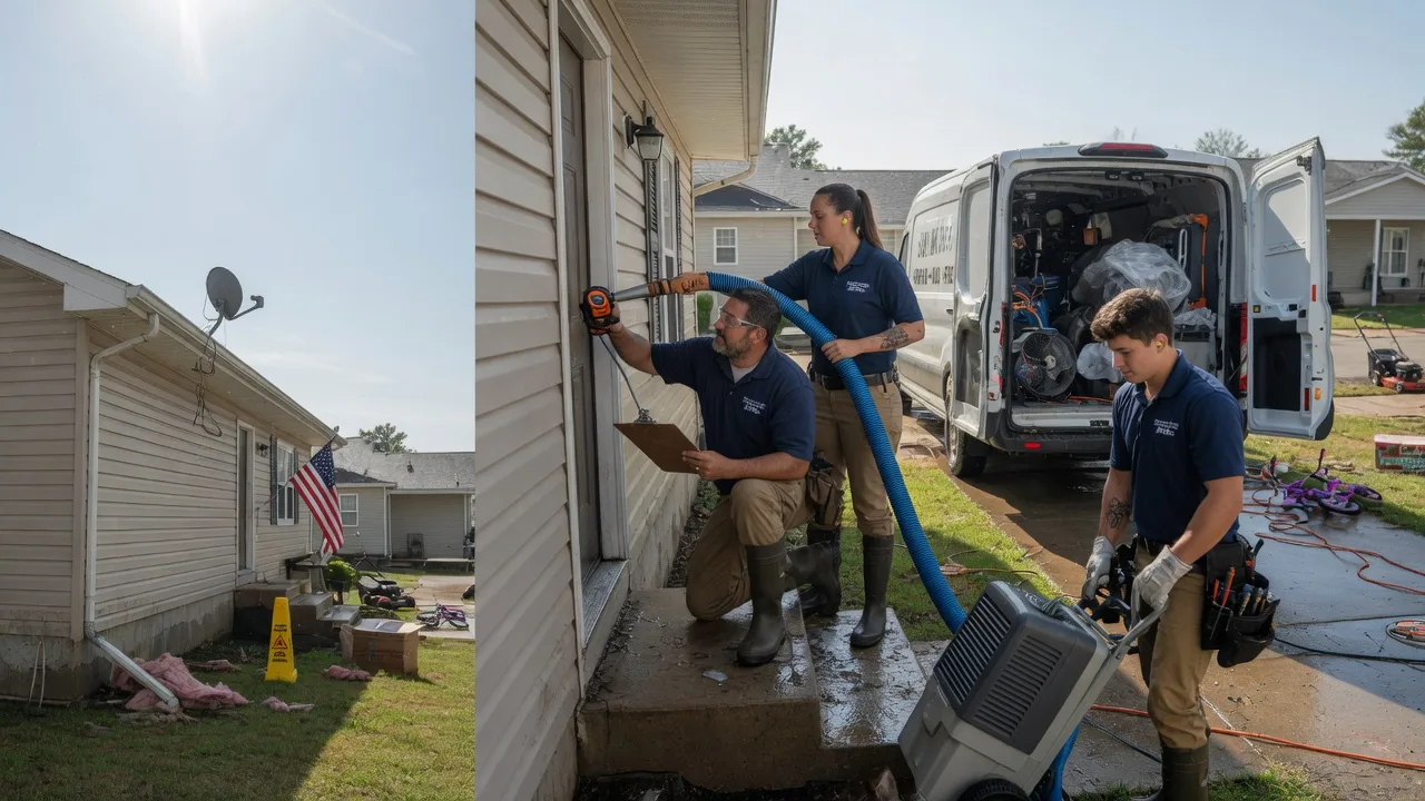 Ceiling Water Damage Restoration in Rutland, IL near me